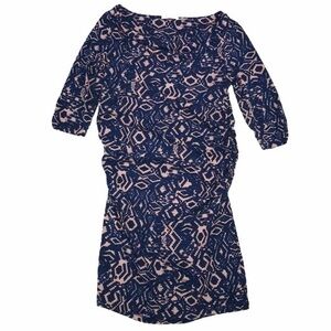 Everly Grey Aileen Abstract Ruched Dress